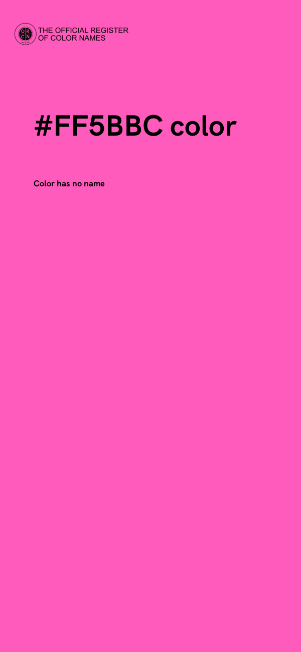 #FF5BBC color image