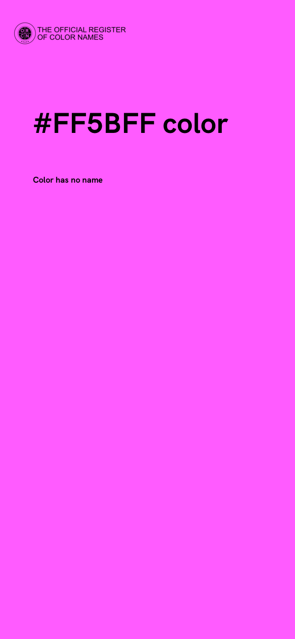 #FF5BFF color image