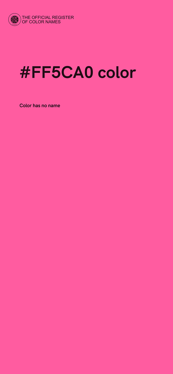 #FF5CA0 color image