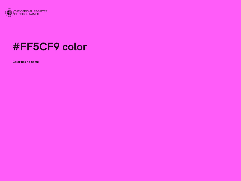 #FF5CF9 color image