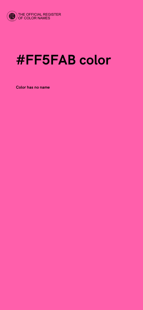#FF5FAB color image