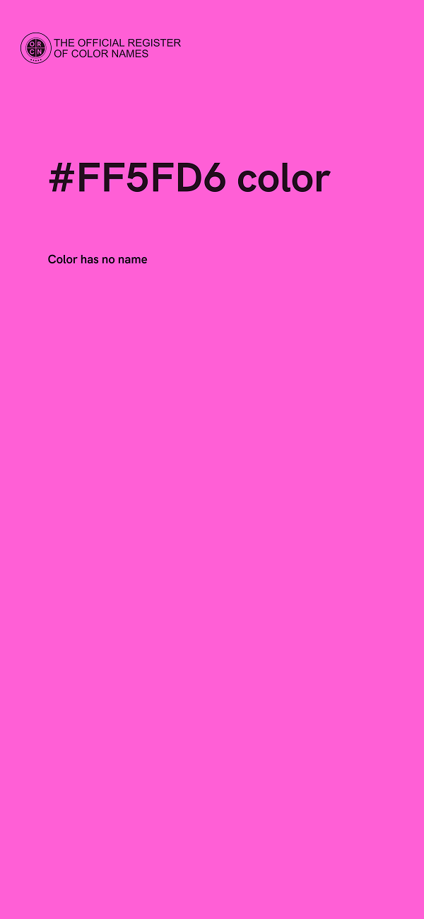 #FF5FD6 color image