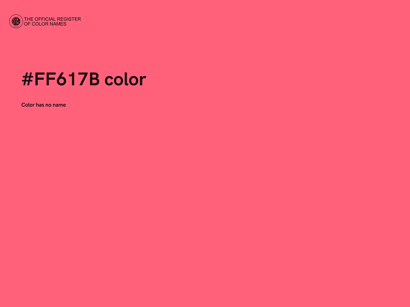 #FF617B color image