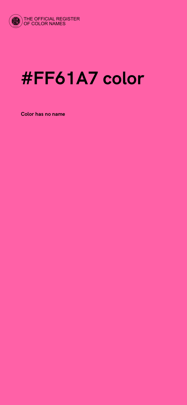 #FF61A7 color image