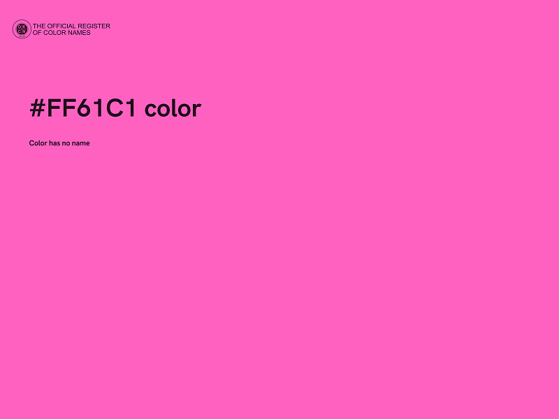 #FF61C1 color image