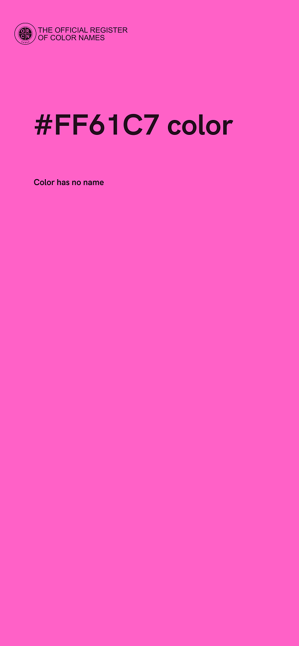 #FF61C7 color image