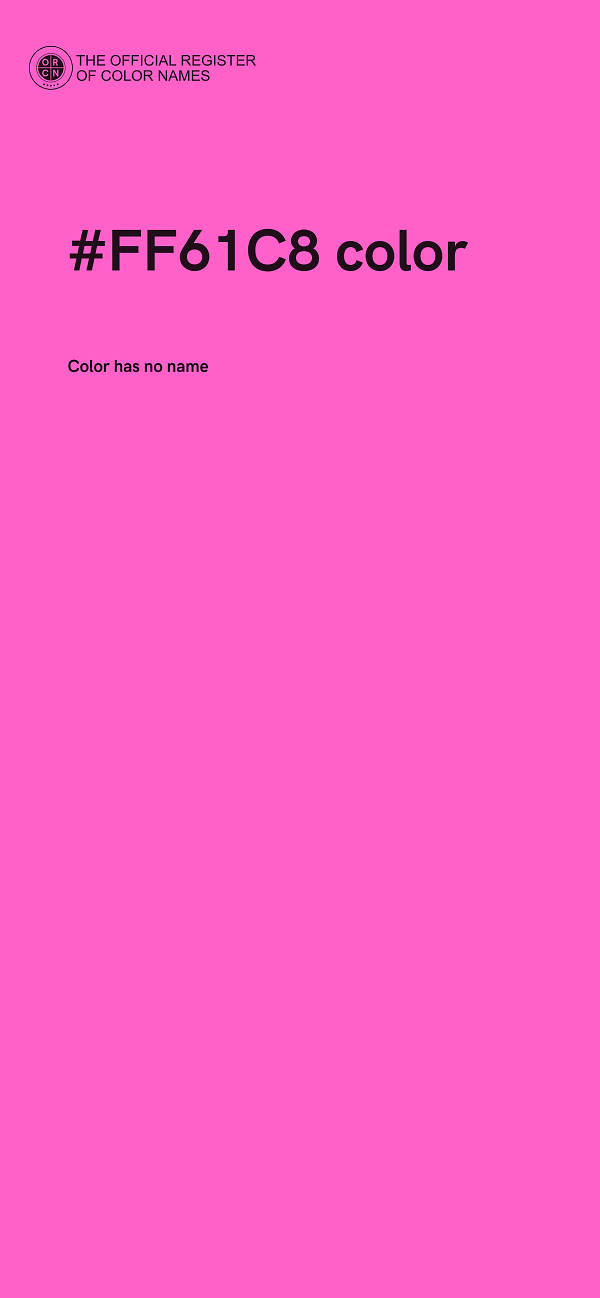 #FF61C8 color image