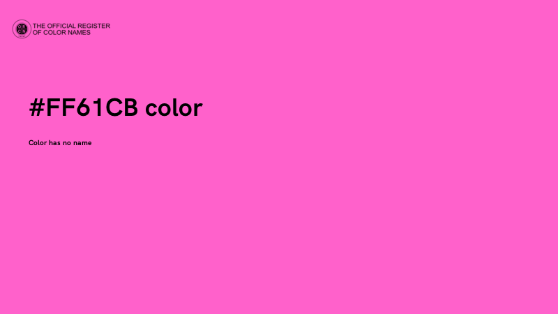 #FF61CB color image