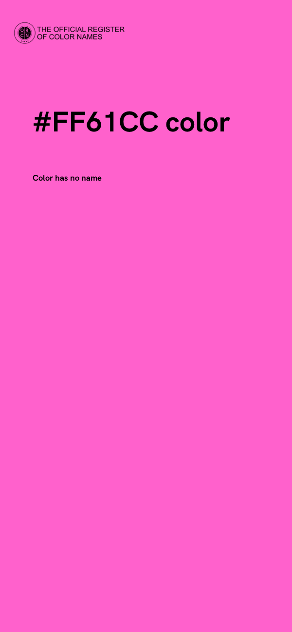#FF61CC color image