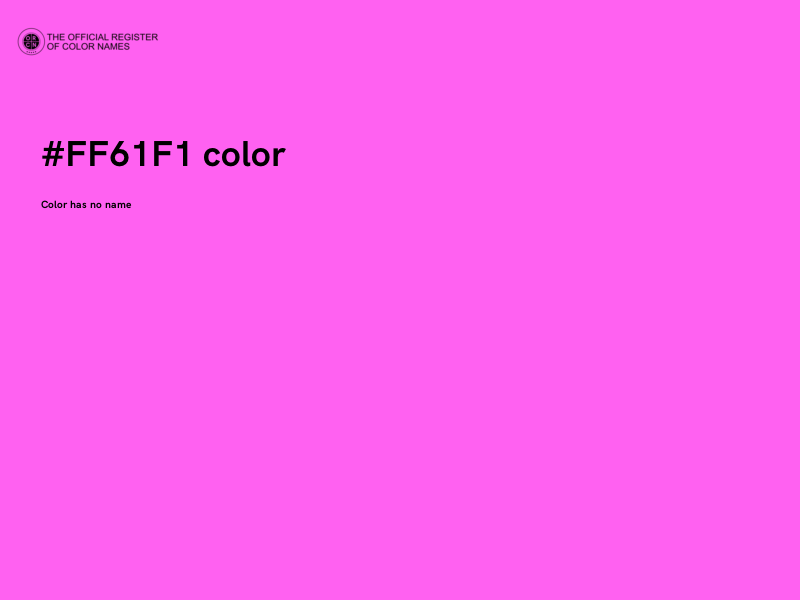 #FF61F1 color image