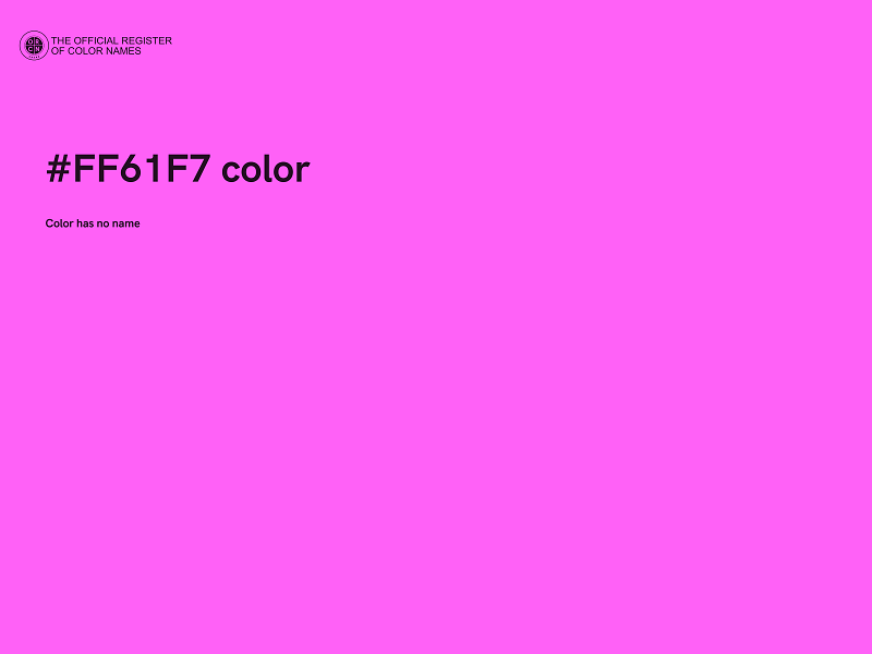 #FF61F7 color image