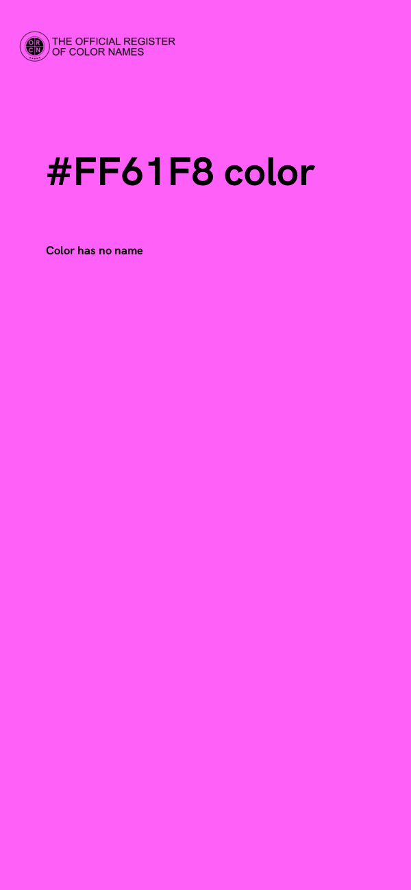 #FF61F8 color image
