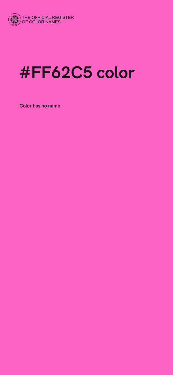 #FF62C5 color image