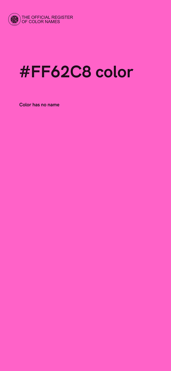 #FF62C8 color image