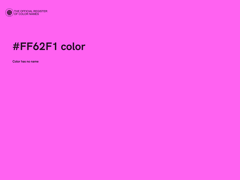 #FF62F1 color image