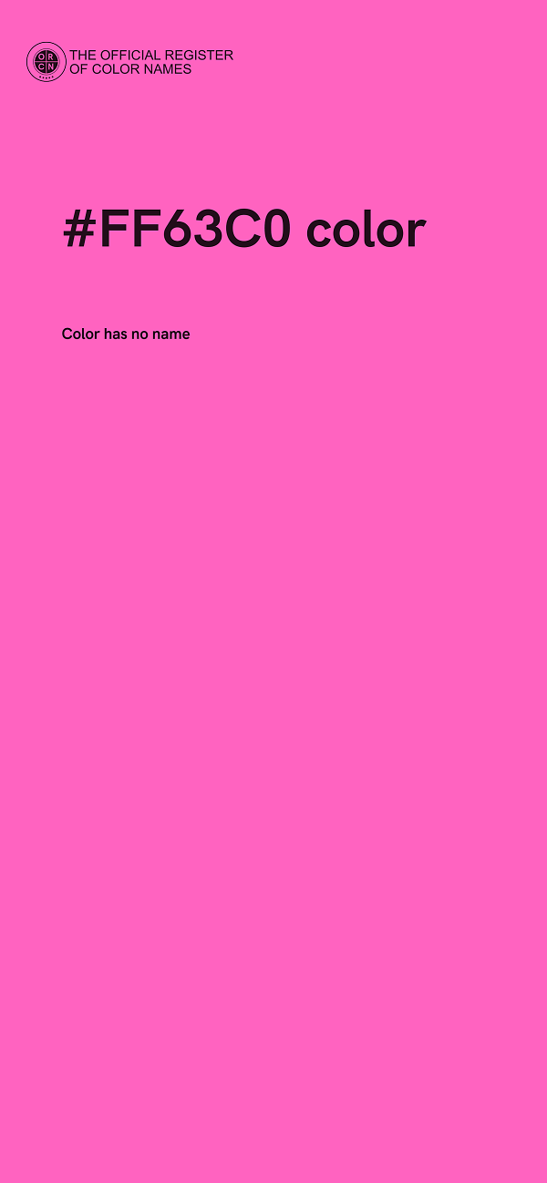 #FF63C0 color image