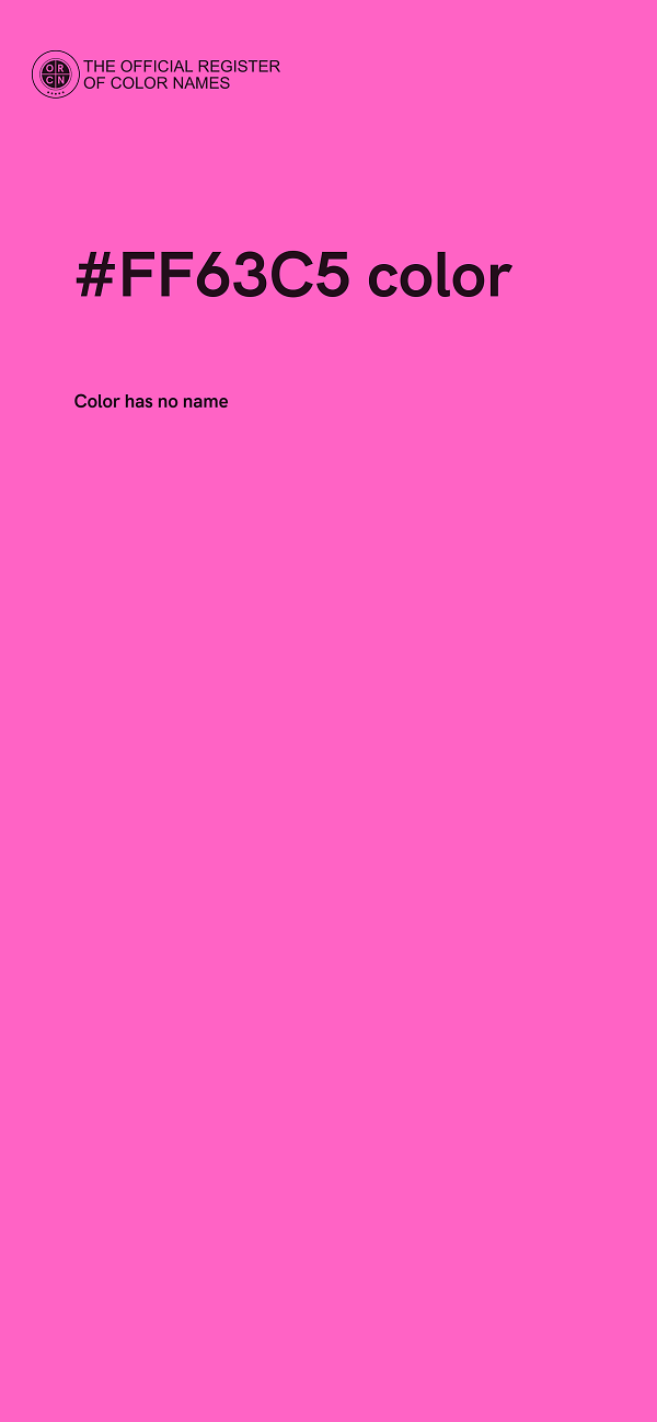 #FF63C5 color image