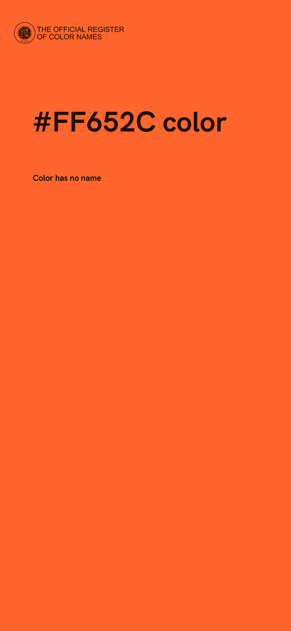 #FF652C color image