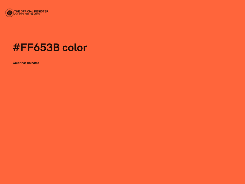 #FF653B color image