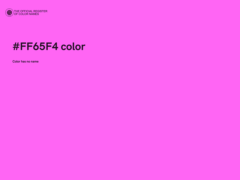 #FF65F4 color image