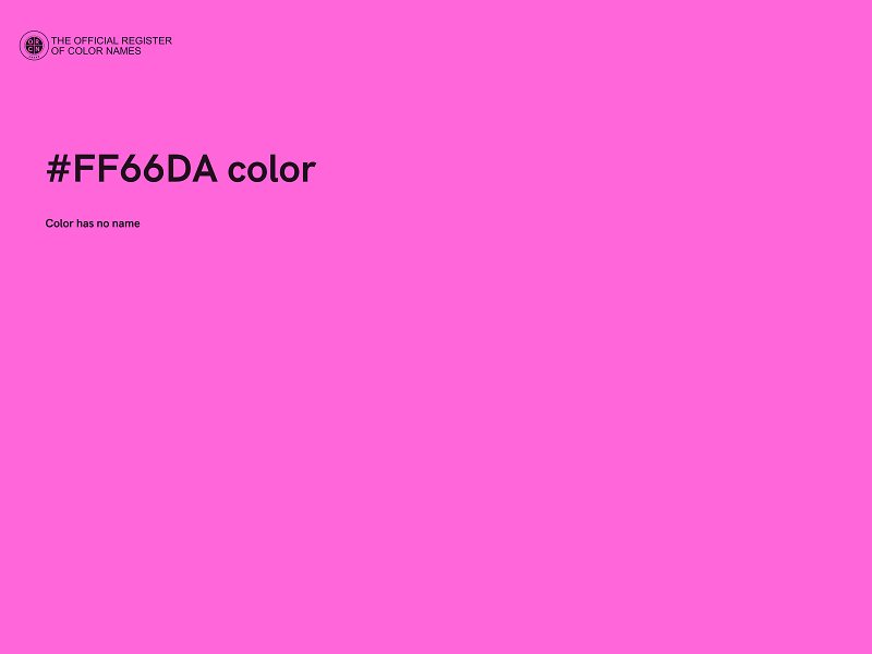 #FF66DA color image