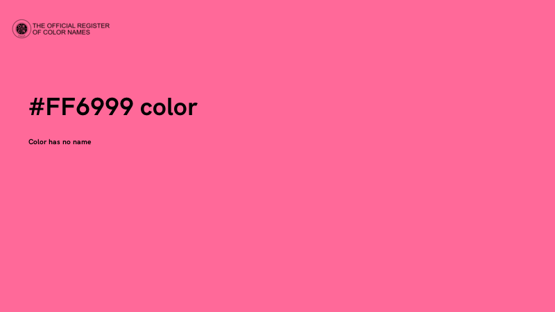 #FF6999 color image