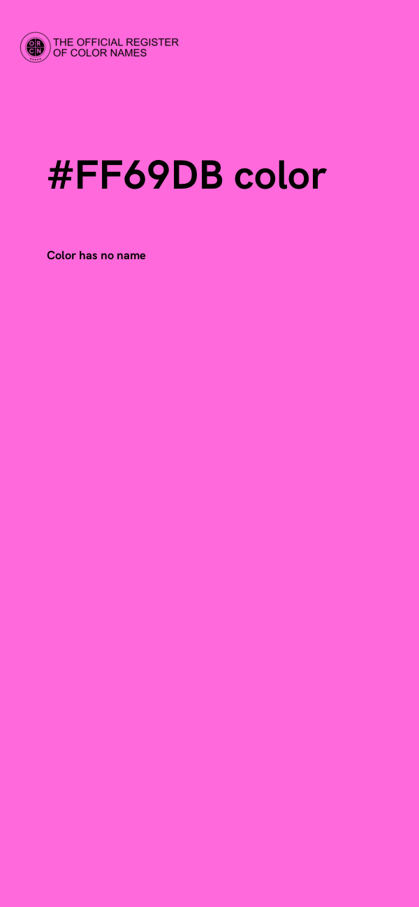 #FF69DB color image