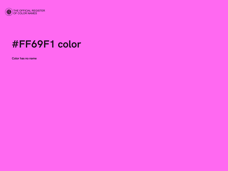 #FF69F1 color image