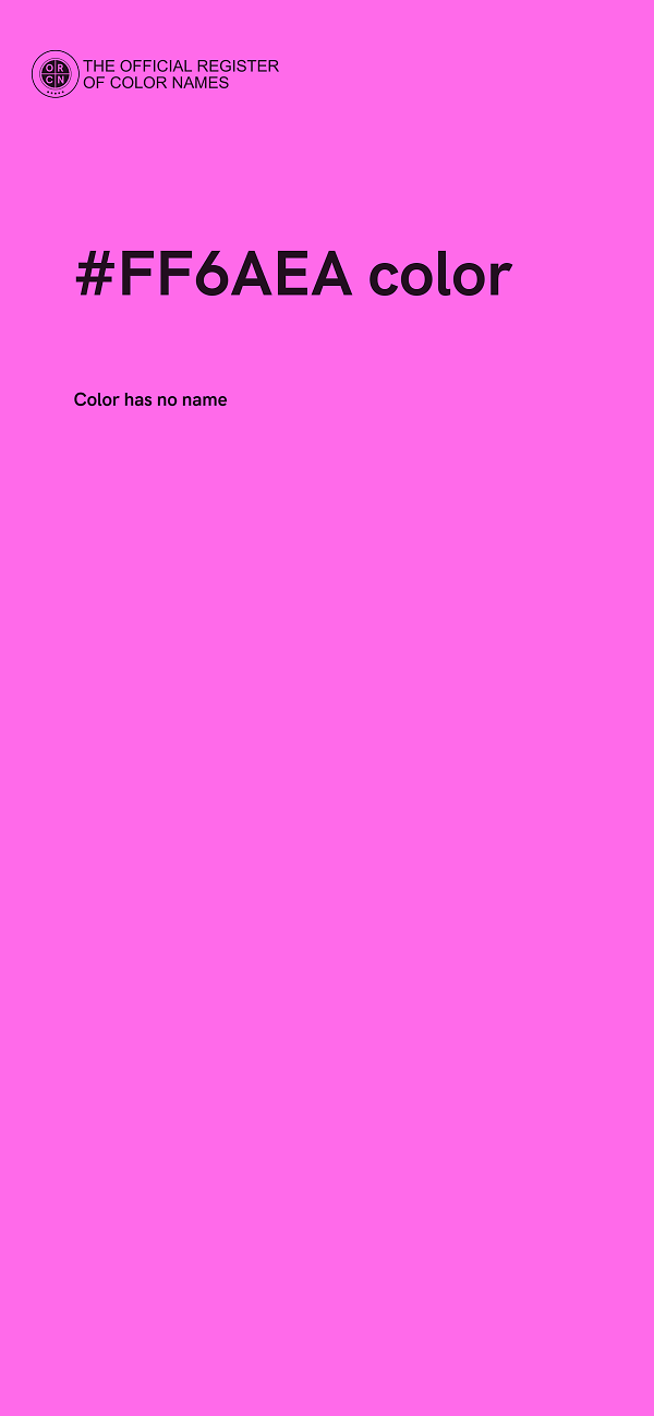#FF6AEA color image