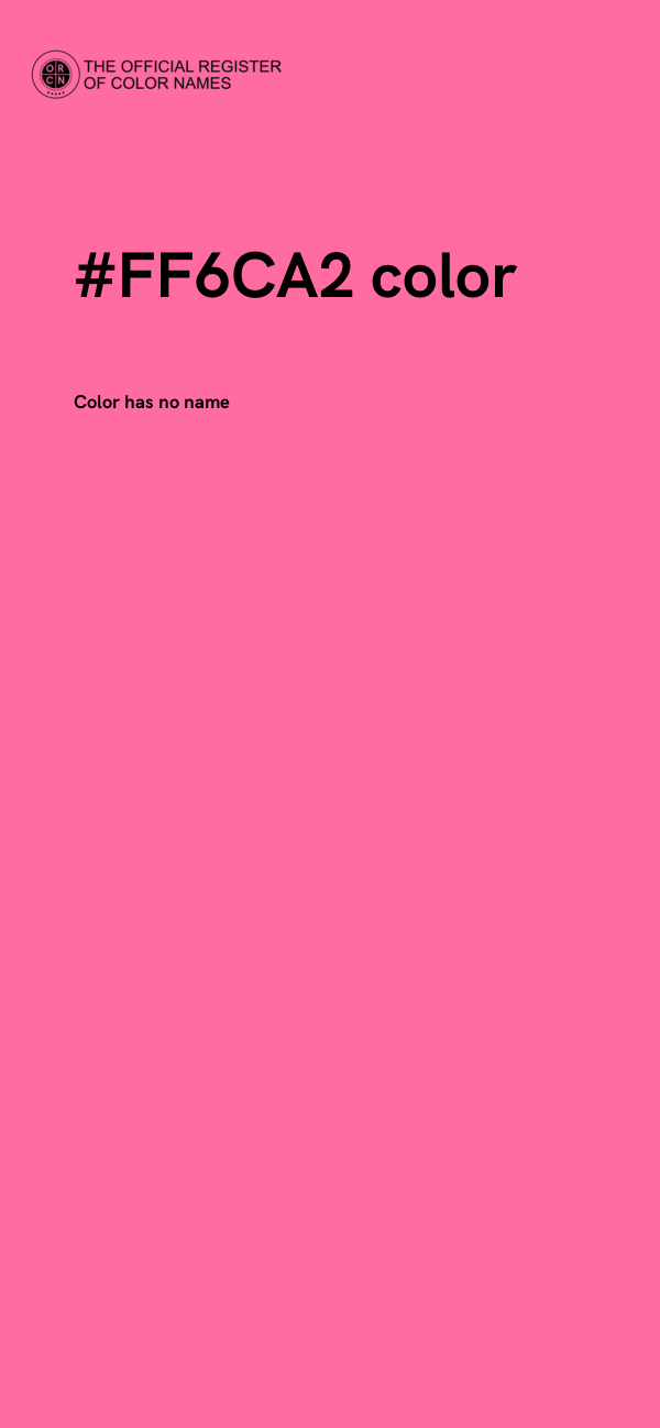 #FF6CA2 color image
