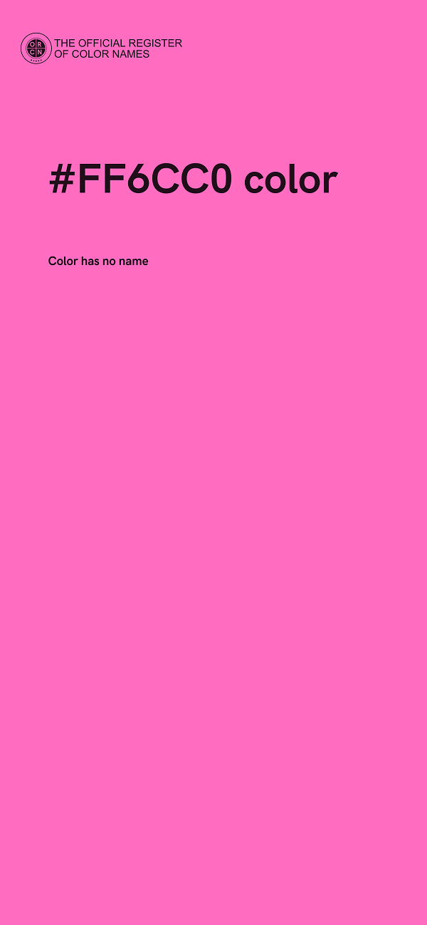 #FF6CC0 color image