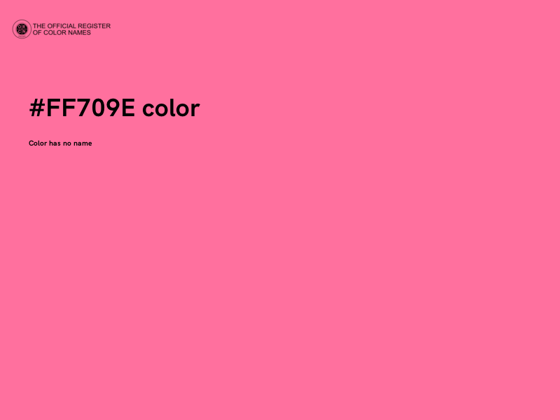#FF709E color image