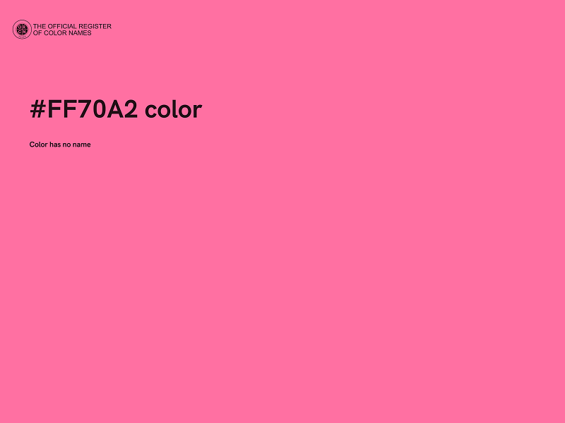 #FF70A2 color image