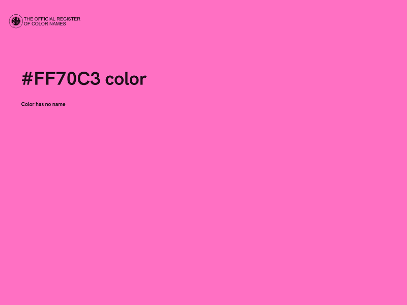 #FF70C3 color image