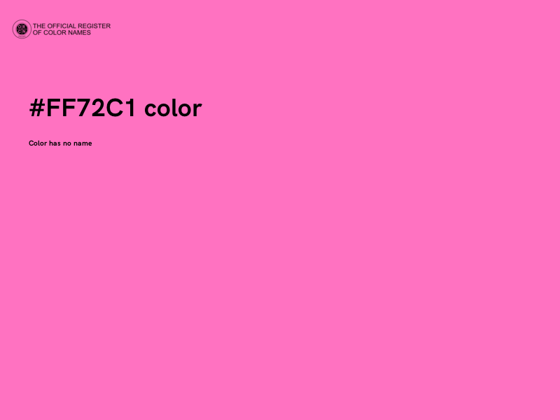 #FF72C1 color image