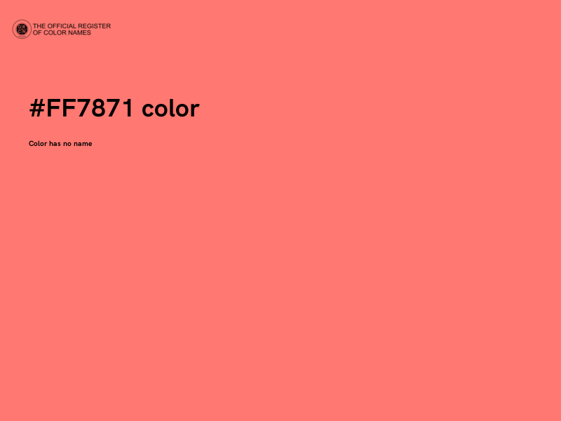 #FF7871 color image