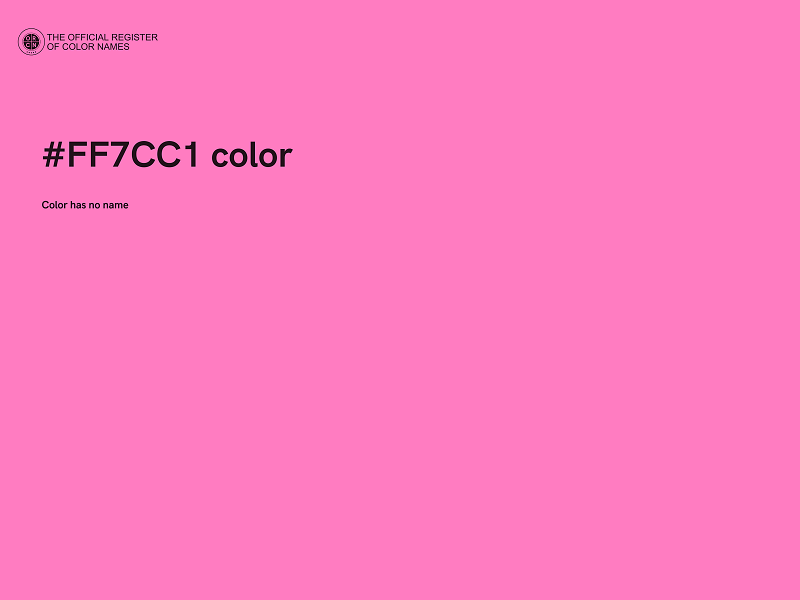#FF7CC1 color image