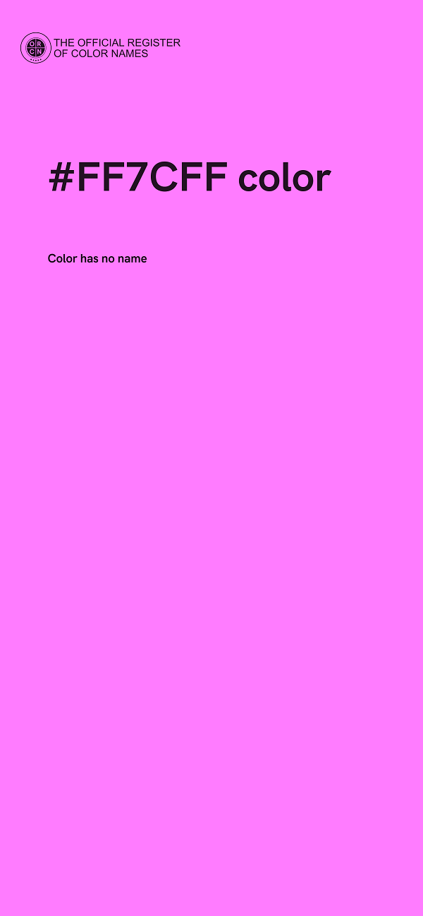 #FF7CFF color image