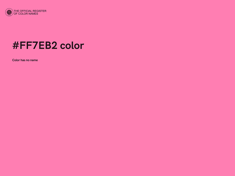 #FF7EB2 color image