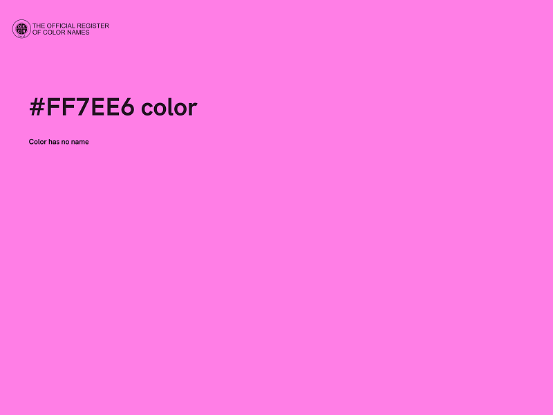 #FF7EE6 color image