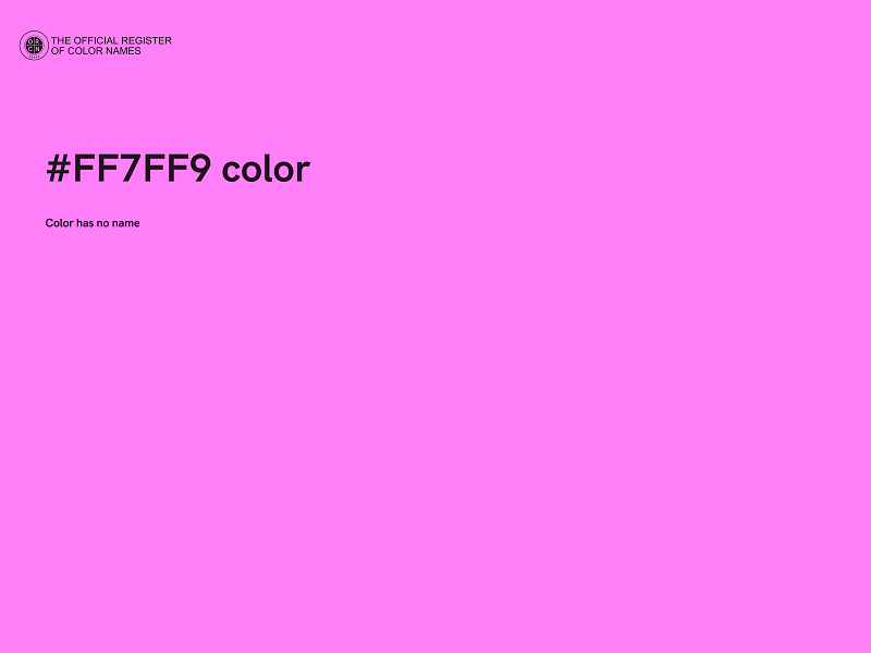 #FF7FF9 color image