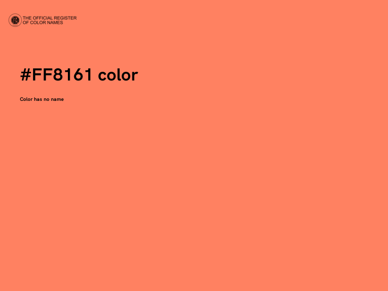 #FF8161 color image