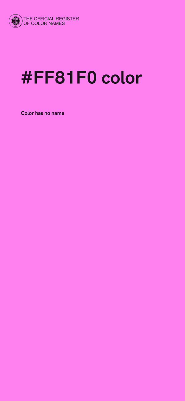 #FF81F0 color image