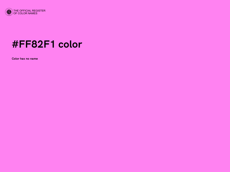 #FF82F1 color image