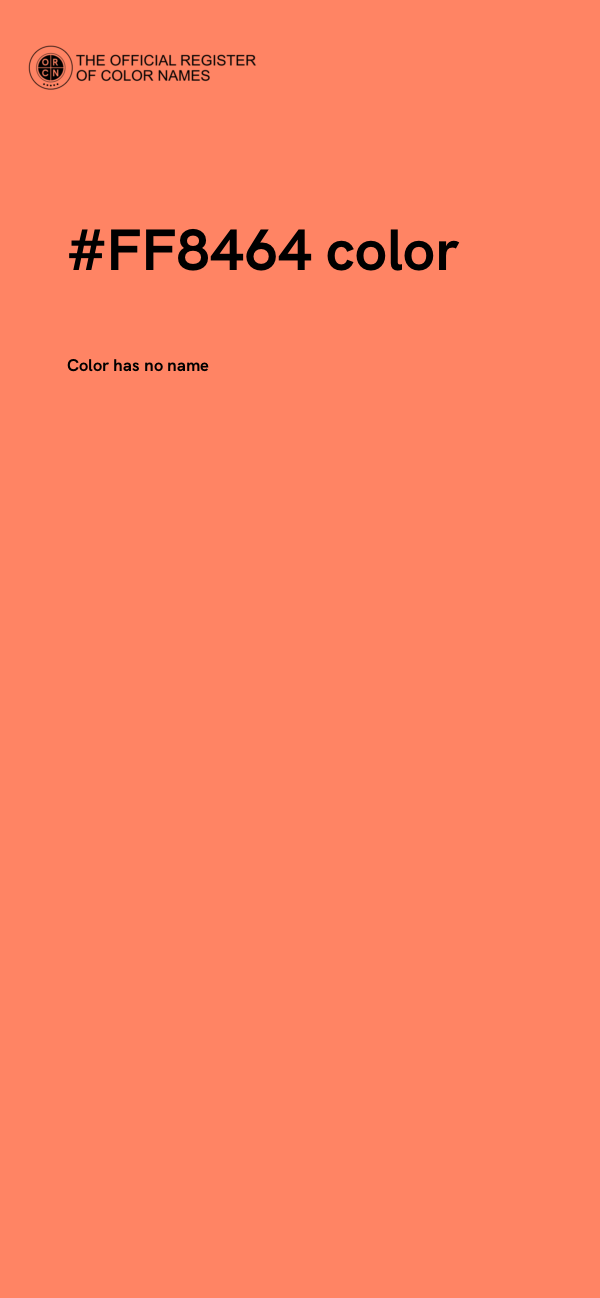 #FF8464 color image