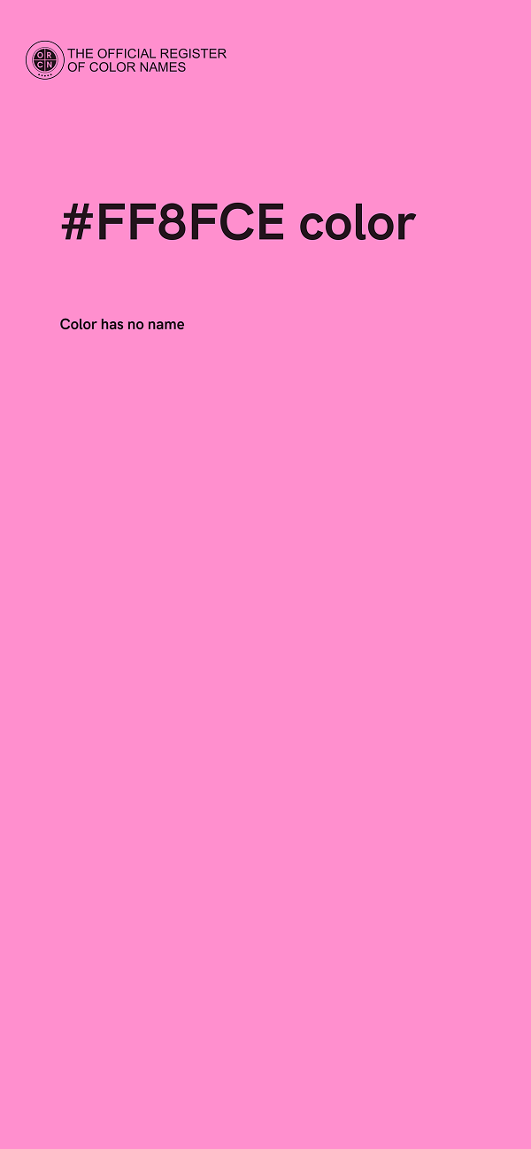 #FF8FCE color image