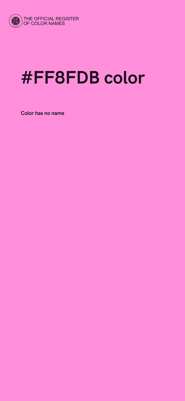 #FF8FDB color image