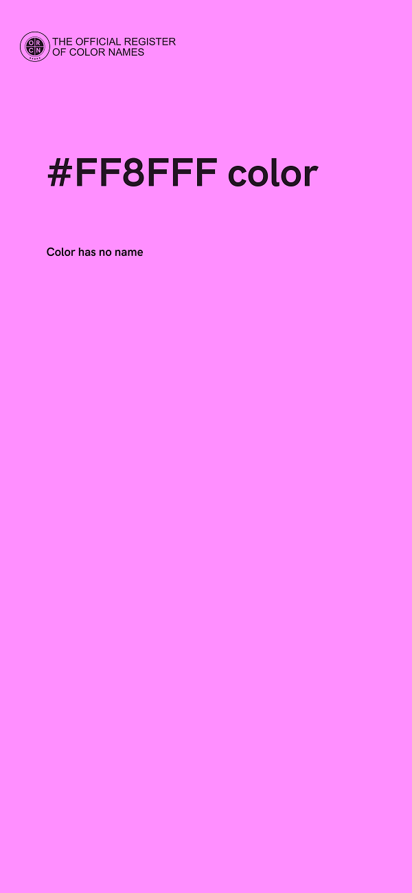 #FF8FFF color image