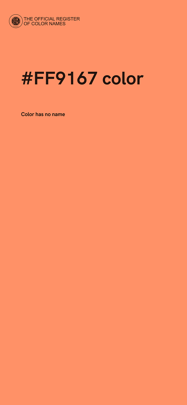 #FF9167 color image