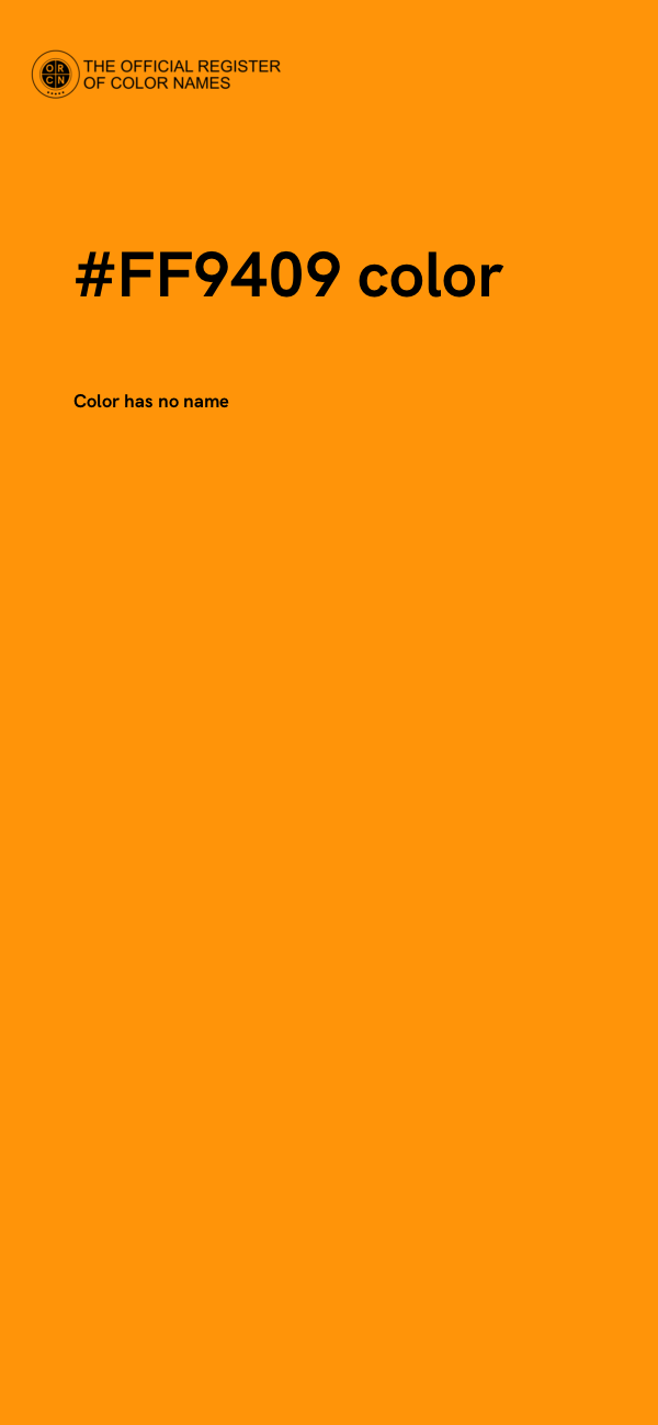 #FF9409 color image